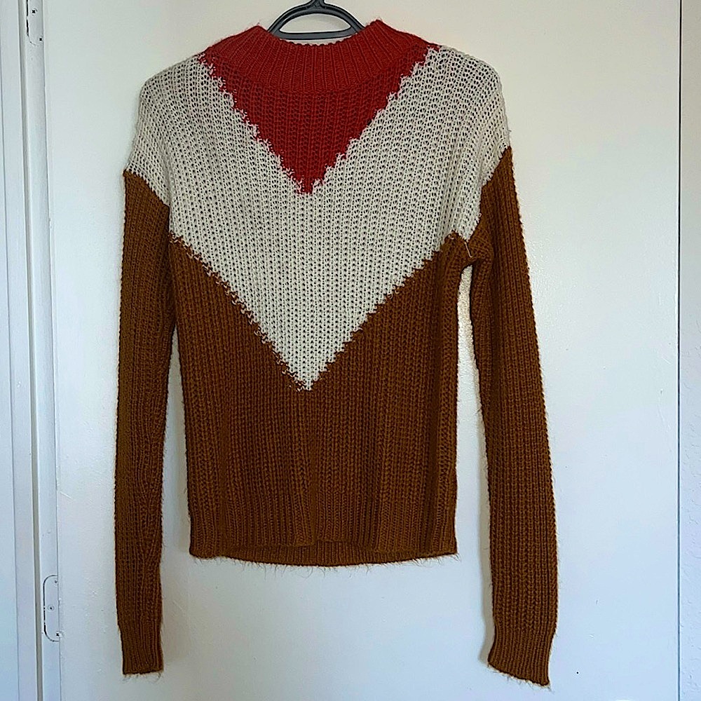 3 Tone Fall Color Medium Sweater